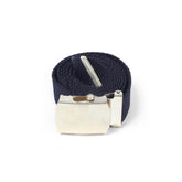 Black Anti-Slip Belt with Metal Buckle